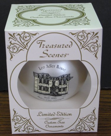 Baker City Oregon Historical Landmark Christmas Ornament - Leo Adler House - 1998 Vintage