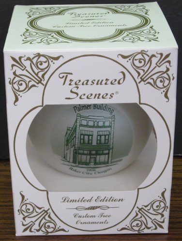 Baker City Oregon Historical Landmark Christmas Ornament - Palmer Building - 2008