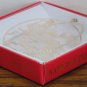 SOLD - Christmas Ornament - Pavilion Nation's Treasures - California - Gold Flashed Brass