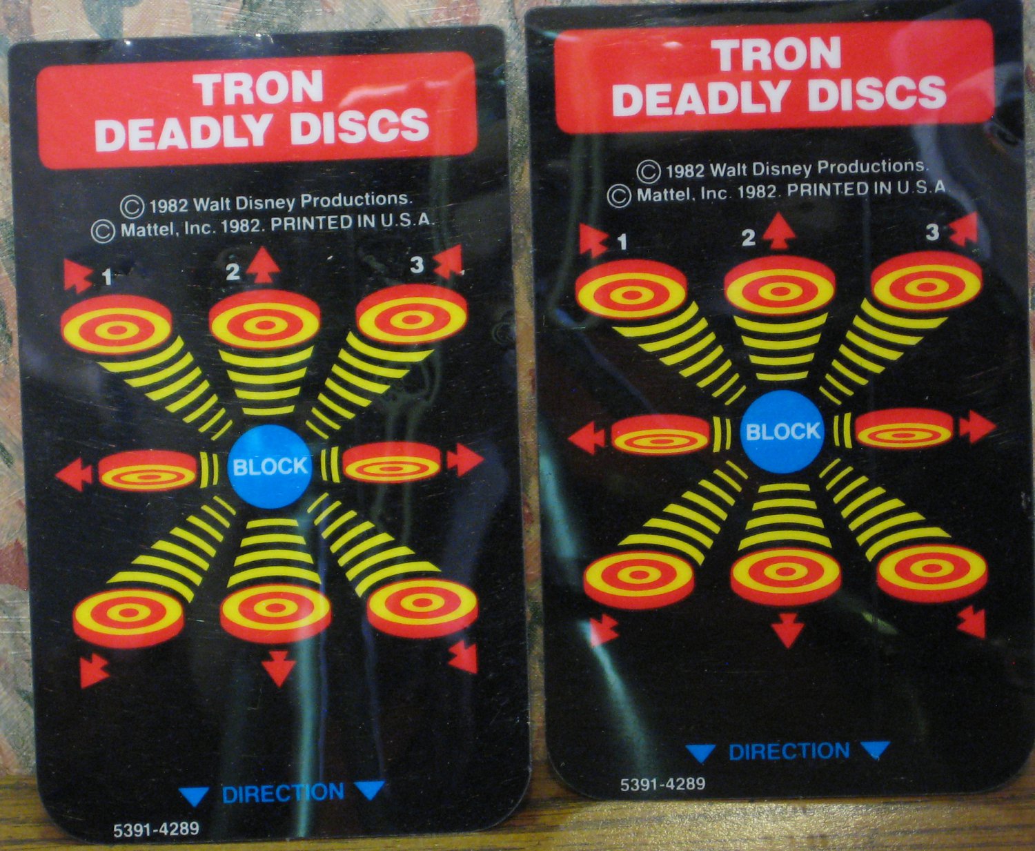 Mattel Intellivision Tron Deadly Discs Video Game with Manual and