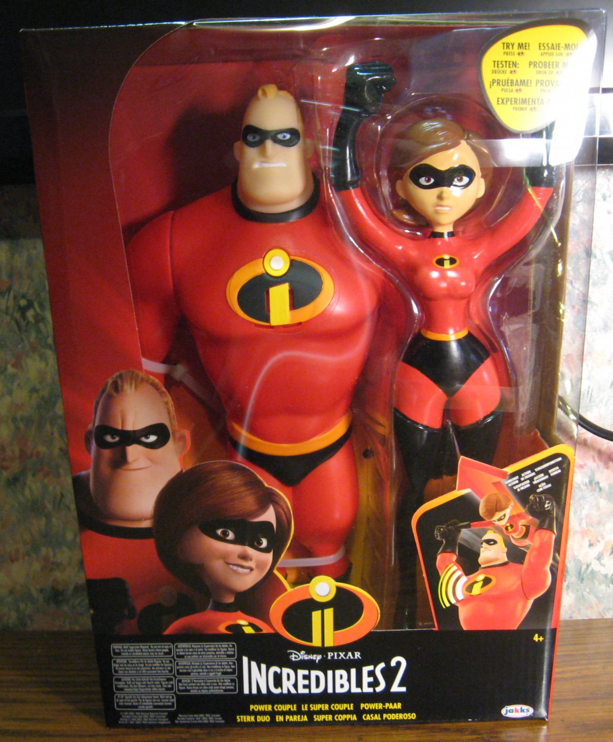 Disney Pixar Incredibles 2 Power Couple Talking Mr. Incredible ...