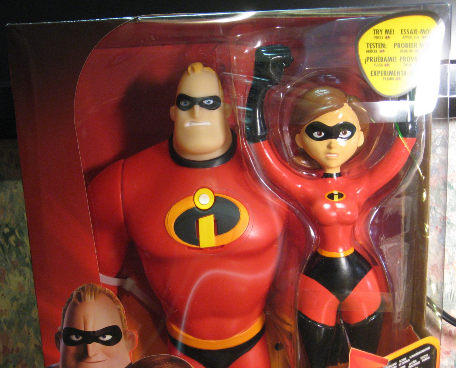 Disney Pixar Incredibles 2 Power Couple Talking Mr. Incredible ...