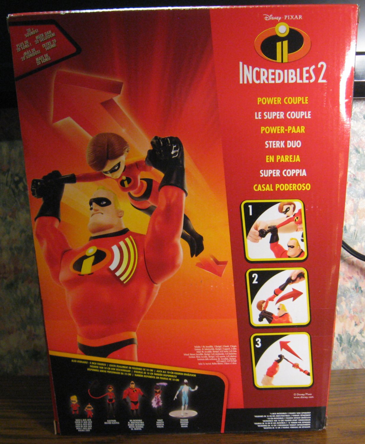 incredibles 2 power couple toy