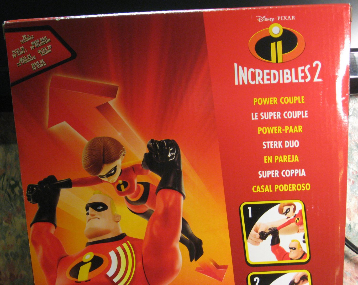 incredibles 2 power couple toy