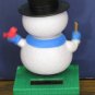 Christmas House Solar Dancing Snowman Light Activated Decoration - New - 2016