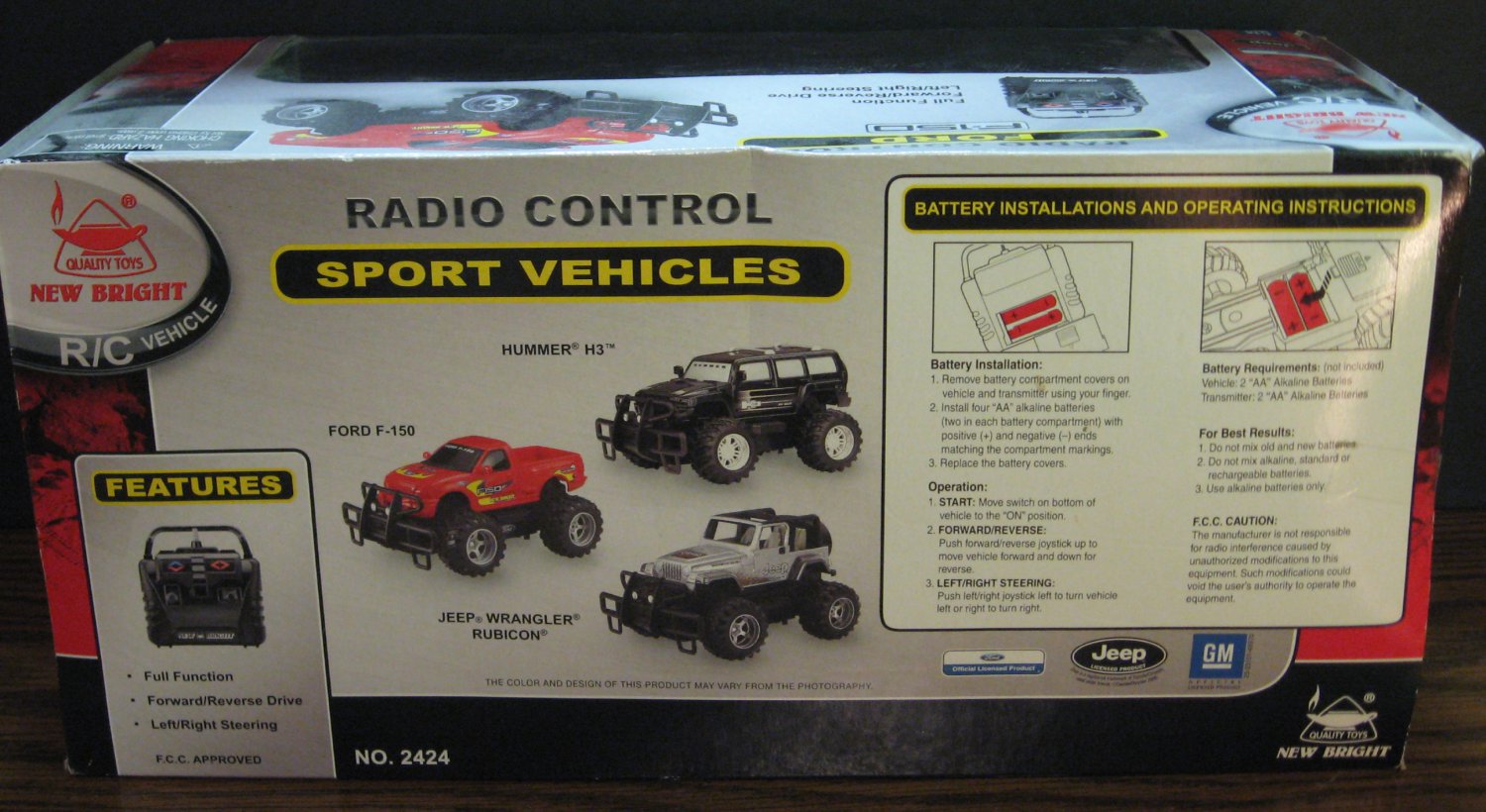 new bright radio control jeep wrangler