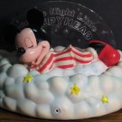 Disney Sleepy Sounds Mickey Mouse Motion Sensing Bedside Talking Night Light - 1995 Vintage