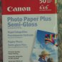 Canon Photo Paper Plus Semi-Gloss  4" x 6" - 50 Sheets Pack - New and Sealed