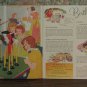 Childrens' Party Book - Games Decorations Menus Recipes - Staley MFG - 1935 Vintage