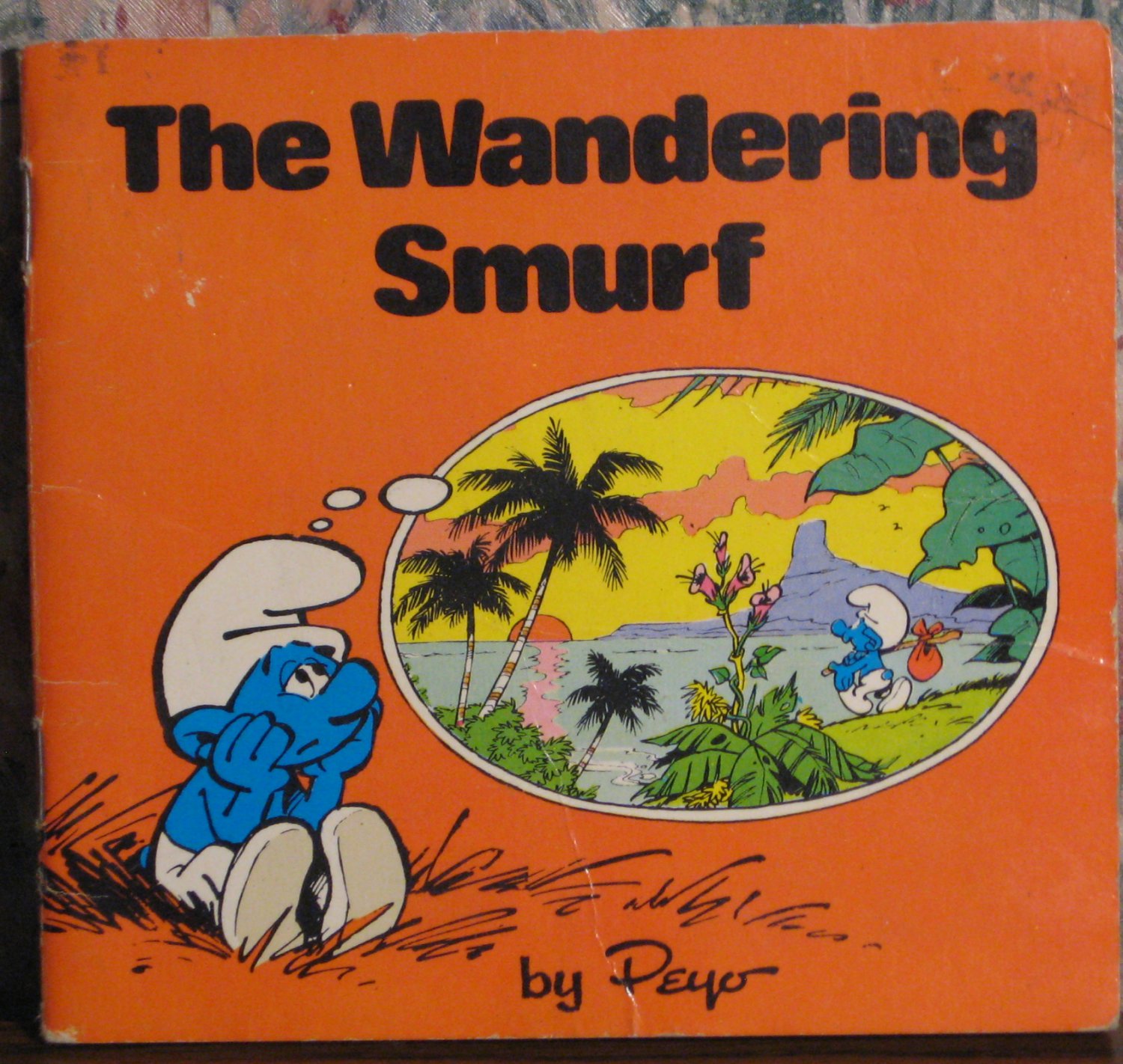 The Wandering Smurf - Smurfs Mini Story Book - Peyo / Random House - 1981 Vintage