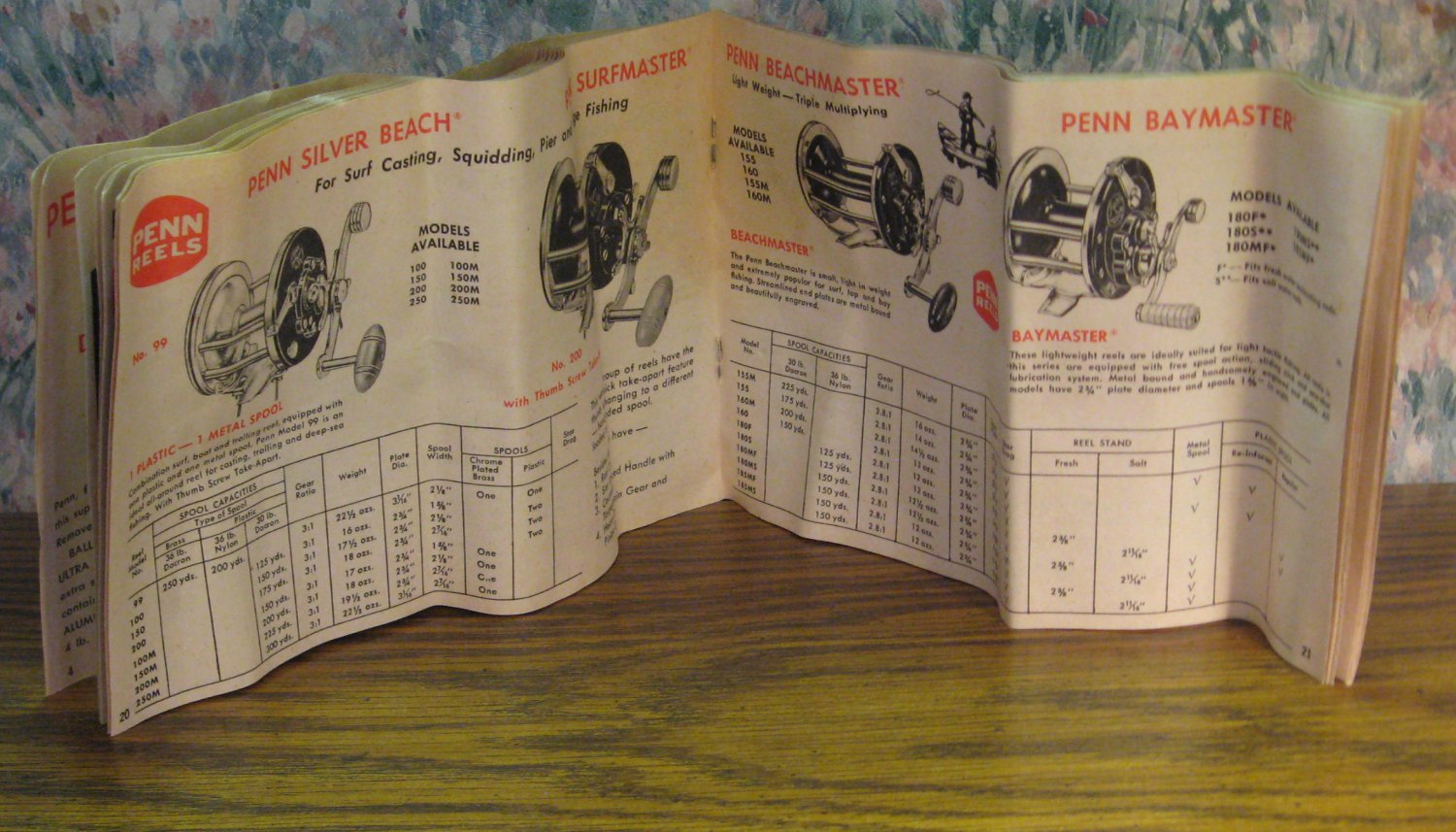 Penn Reels Fishing Reel 39 Page Catalog 36B 1976 Vintage