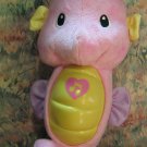 Fisher Price Plush Soothe and Glow Pink Seahorse - 10" - 3 Battery Version - 2008