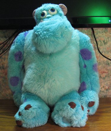 Disney Store Monsters Inc. Plush Sully the Monster - 16" - Pixar