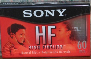 Audio Cassette Tape - Sony HF60 - 60 Minutes - New / Sealed