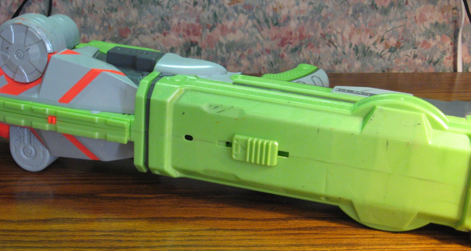 Nerf Vortex Nitron Motorized Foam Disc Launcher Blaster Rifle - Green ...