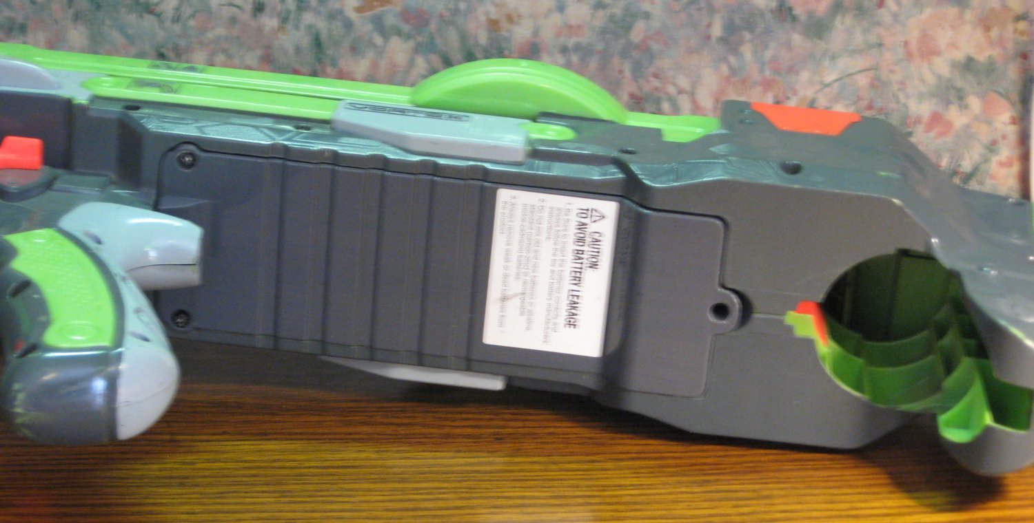 Nerf Vortex Nitron Motorized Foam Disc Launcher Blaster Rifle - Green ...