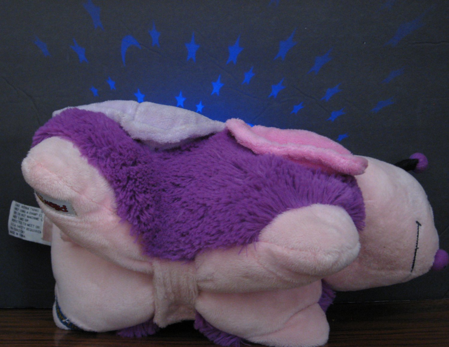 Dream Lites Pillow Pets Light Up Plush Butterfly Stars Night Light