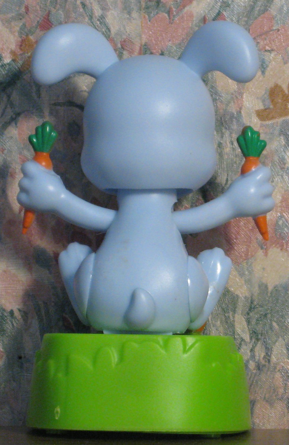 SOLD Solar Dancing Bunny Easter Decoration Blue 2017 Edition