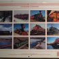 Railroad Calendar - Great Trains - Landmark General Corp. - 1989 Vintage