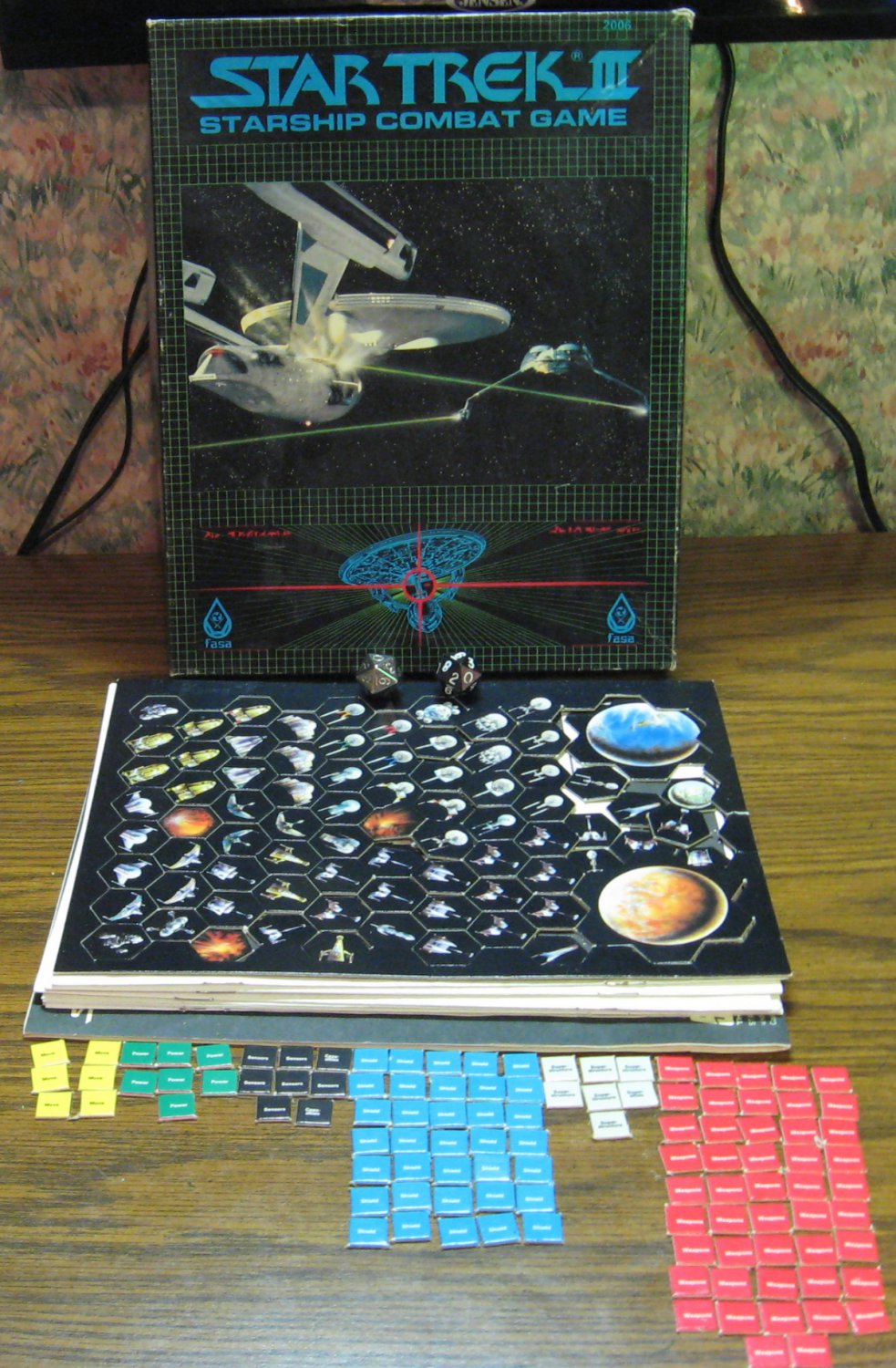 Star Trek III Search for Spock Starship Combat Game - FASA - Unused - 1984 Vintage