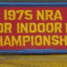 National Rifle Association Junior Indoor Rifle Championship Patch - 1975 Vintage