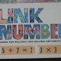 Link Numbers Educational Basic Math Tiles Game - Milton Bradley - 1963 Vintage