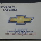 Chevrolet C/K Truck Owner's Manual - C9704 - 1997 Vintage