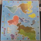 Risk Board Game Replacement Game Board - Parker Brothers - 1968 Vintage