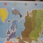 Risk Board Game Replacement Game Board - Parker Brothers - 1968 Vintage