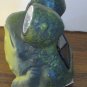 Solar Powered LED Light Up Decorative Stoneware Bullfrog Garden Light