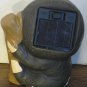 Solar Powered LED Light Up Decorative Stoneware Sloth or Monkey Garden Light