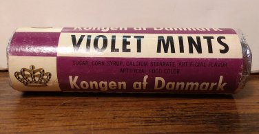 Kongen af Danmark - aka King of Denmark - Violet Mints - Sealed Roll - 1960s / 1970s Vintage