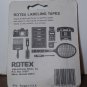 Rotex Roll of Red Label Maker Tape - 3/8" - New on Card 12 Foot Roll - 1980s Vintage