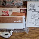Dazey Seal a Meal Vacuum Sealer SAM-1 - With SAM-838 Box and Instructions - 1965 / 1976 Vintage