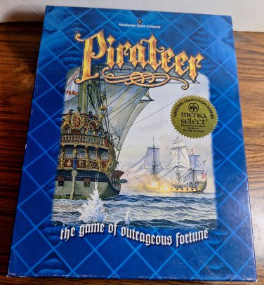 Pirateer Outrageous Fortune Board Game - Mendicino Game Company - 1994 Vintage