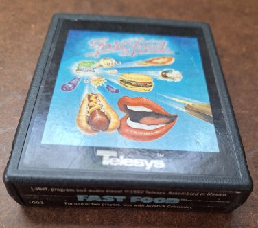 Atari 2600 Fast Food Video Game Cartridge &acirc;�� Telesys &acirc;�� 1982 Vintage