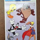 Looney Tunes Static Cling Window Decals – Lola Bunny Bugs Sylvester Tweety Taz – 1997 Vintage