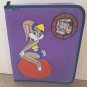Looney Tunes Space Jam Lola Bunny Stuart Hall 3 Ring Binder / Organizer - 1990s Vintage