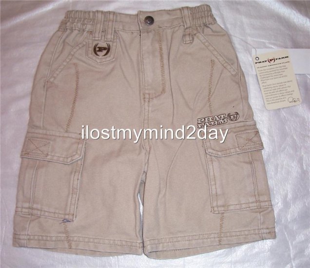 PHAT FARM BABY BOY LOGO'D SUMMER SHORTS SZ 1218 MONWT