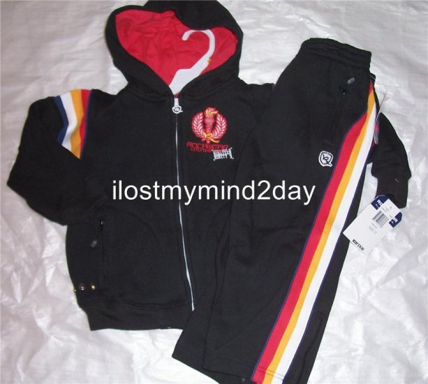 ROCAWEAR BOY 2 PIECE SWEATSUIT SET SZ 3T ROCA WEARNWT