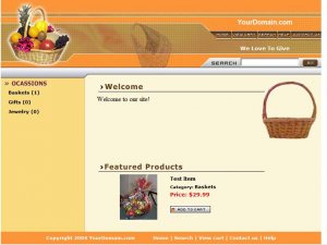 Gift Basket Website