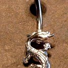Sterling Silver Dragon Navel Belly Ring 14G BJ126 Sterling Silver Dragon Navel Belly Ring 14G BJ126