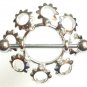 Pair of 2 Crystal Sun Nipple Shield Rings BJ60