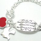 Inspirational bracelet inscribed: "Those who hope in the LORD...BR58