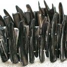 Beautiful Large 1.75 inch Genuine Black shell stretch bracelet BR40 Beautiful Large 1.75 inch Genuine Black shell stretch bracelet BR40