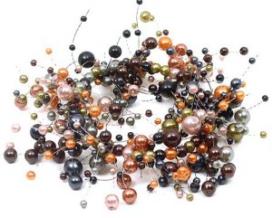 Exquisite Multicolor Simulated Pearl Illusion Stretch Bracelet BR22
