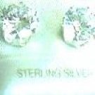 4mm Clear Crystal Stud 925 Sterling Silver Post Earrings EA207 4mm Clear Crystal Stud 925 Sterling Silver Post Earrings EA207