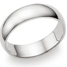 6mm Mirror Finish Plain Stainless Steel Ring SSR29