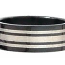 Black Titanium Ring SSR10 Size 6, 9, 10, 11, 12