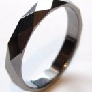 High Polish Multi Facted Tungsten Carbide Ring TU3050